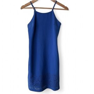 Banana Republic Women’s Blue Coastal Preppy Romantic Wedding Guest Dress 00